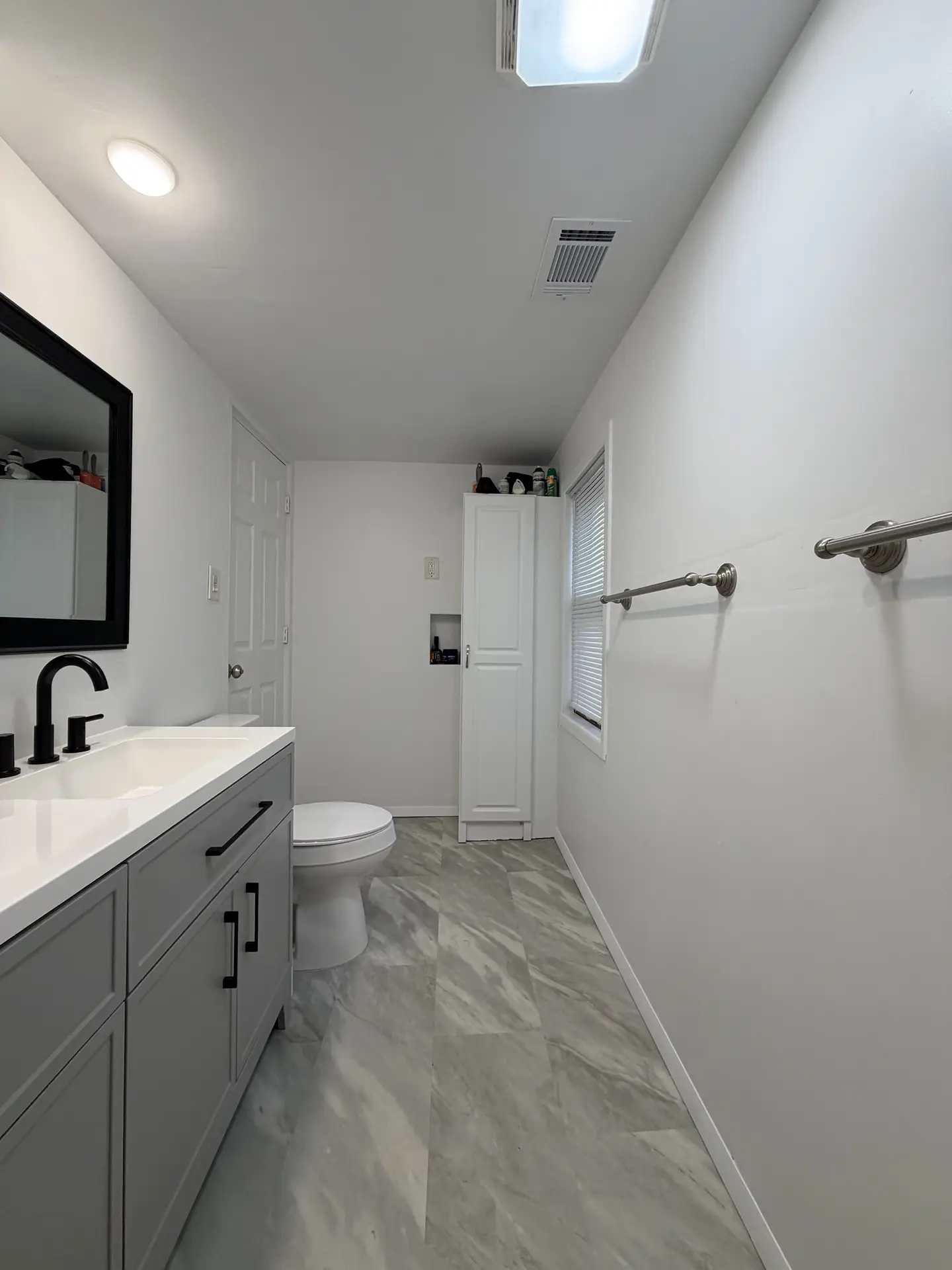 Bathroom refresh, after
