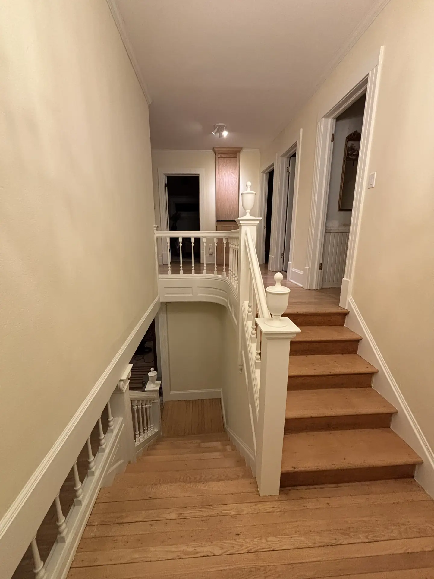 Stairwell and balustrade, after